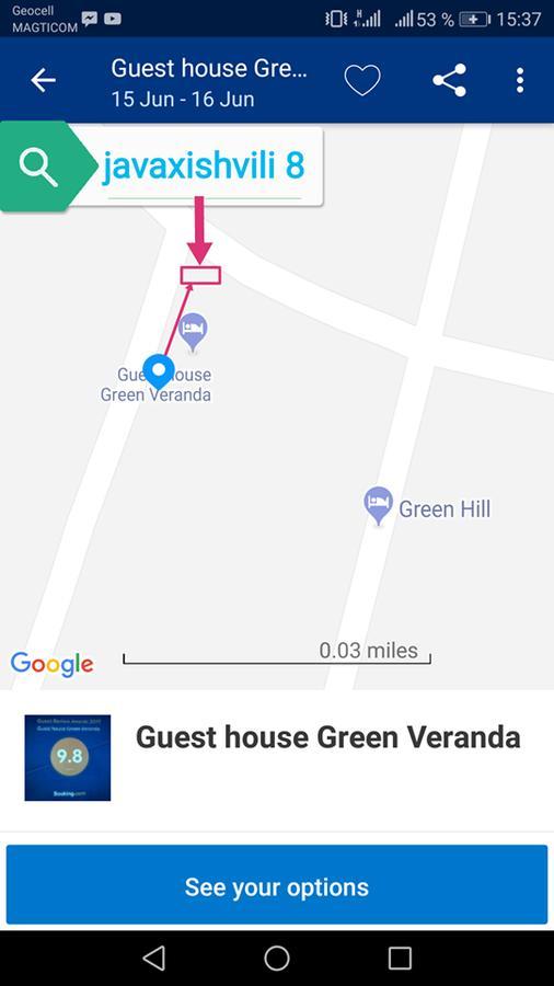 Guest House Green Veranda Mtsʼkhetʼa Exterior foto